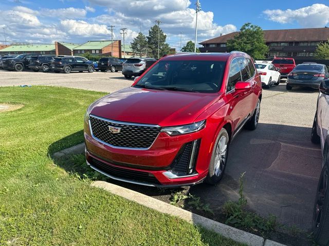Radiant Red Tintcoat 2024 Cadillac XT6 SUV / Crossover Four-Wheel Drive 9-Speed Automatic