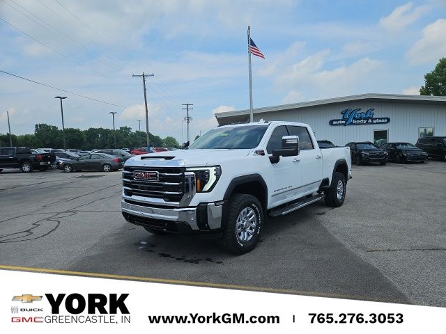 Summit White 2024 GMC Sierra 2500HD Pickup Truck Four-Wheel Drive Automatic