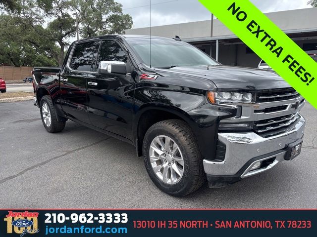 Black 2022 Chevrolet Silverado 1500 Pickup Truck Four-Wheel Drive 8-Speed Automatic