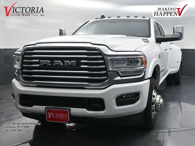 2021 Ram 3500 Laramie Longhorn White at Victoria Chrysler Dodge Jeep Ram