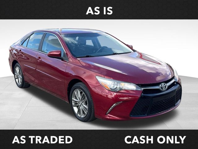 Red 2017 Toyota Camry SE Sedan Front-Wheel Drive 6-Speed Automatic