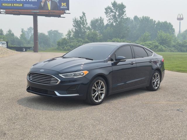 Blue Metallic 2020 Ford Fusion Sedan Front-Wheel Drive 6-Speed Automatic