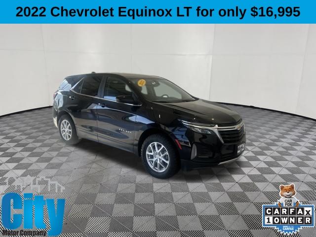 Mosaic Black Metallic 2022 Chevrolet Equinox LT AWD with 1LT SUV / Crossover Four-Wheel Drive 6-Speed Automatic Overdrive