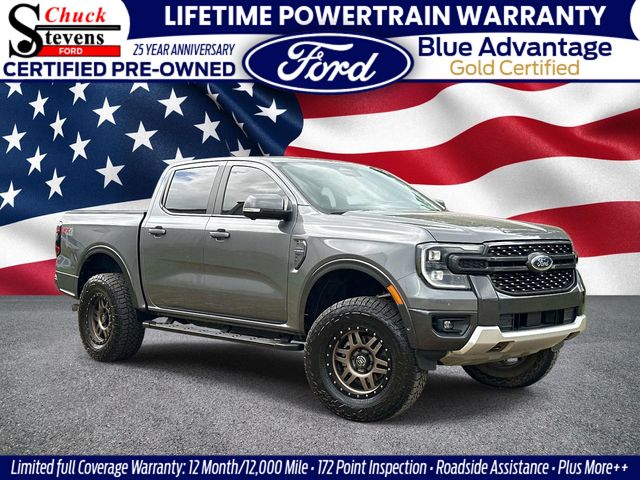 Gray Metallic 2024 Ford Ranger Pickup Truck Four-Wheel Drive Automatic