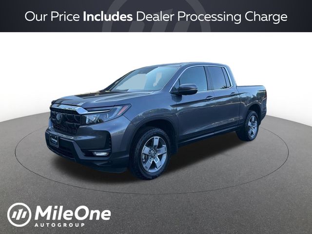 Gray 2024 Honda Ridgeline Pickup Truck All-Wheel Drive 9-Speed Automatic