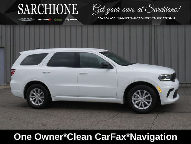 White Knuckle Clearcoat 2025 Dodge Durango SUV / Crossover Rear-Wheel Drive 8-Speed Automatic