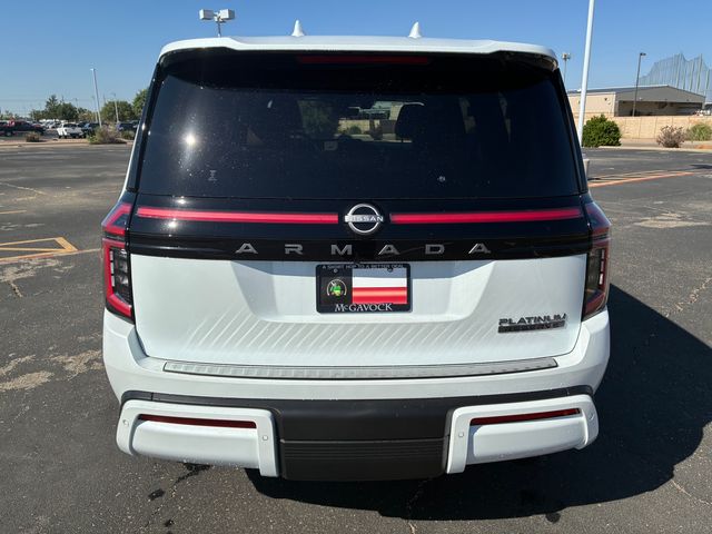 2026 Nissan Armada Platinum Reserve White at McGavock Nissan of Amarillo