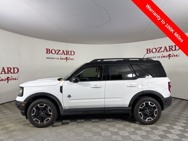 2023 Oxford White Ford Bronco Sport Outer Banks 4X4 SUV