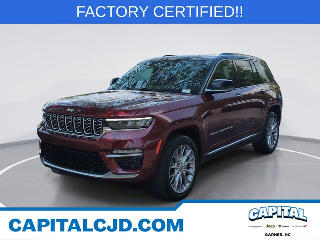 Velvet Red Pearlcoat 2025 Jeep Grand Cherokee SUV / Crossover Four-Wheel Drive 8-Speed Automatic