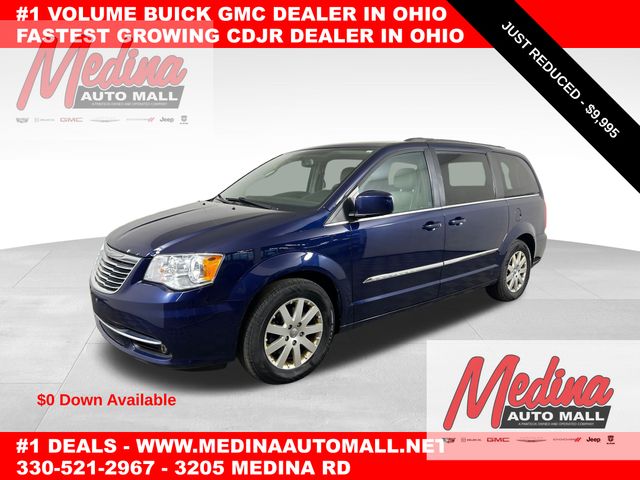 True Blue Pearlcoat 2016 Chrysler Town & Country Touring FWD Minivan Front-Wheel Drive 6-Speed Automatic