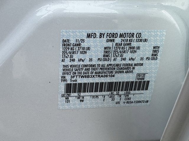 New 2026 White Ford XL image 21