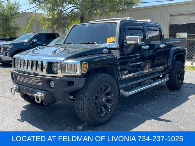 Black 2009 Hummer H3T Pickup Truck Four-Wheel Drive 4-Speed Automatic Overdrive