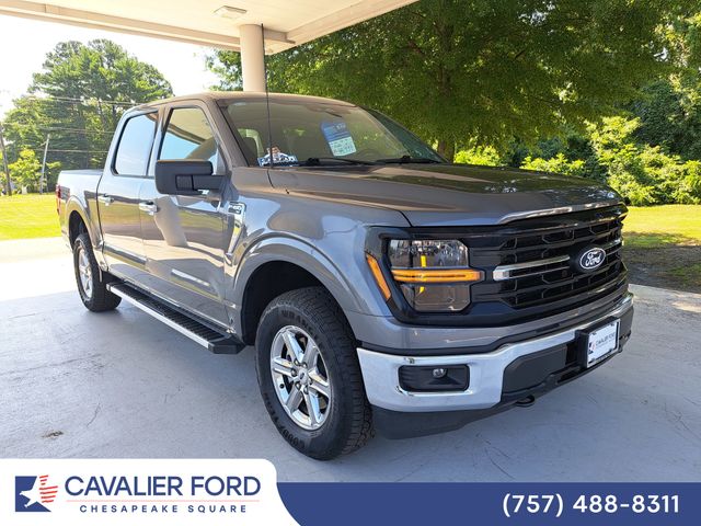 Gray Metallic 2025 Ford F-150 Pickup Truck Four-Wheel Drive Automatic