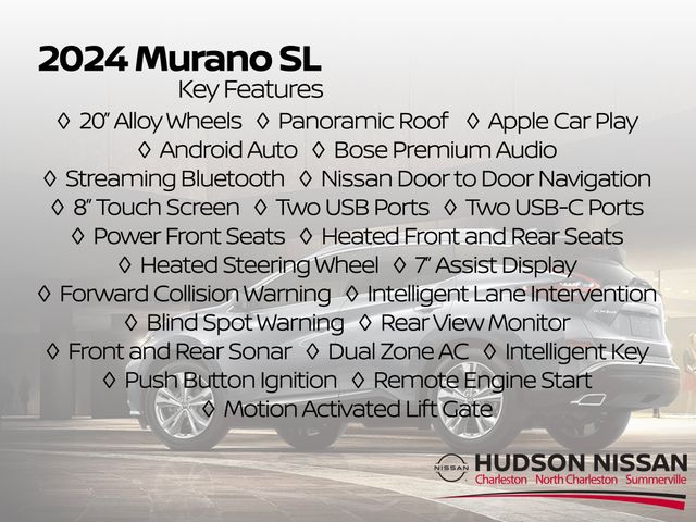 2025 Everest White Pearl Tricoat Nissan Murano SL AWD SUV