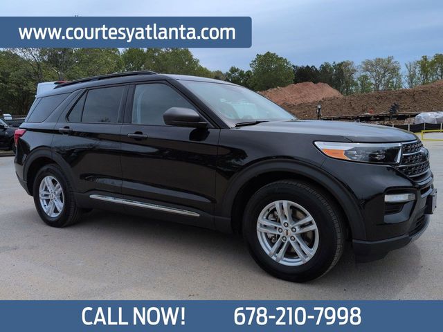 Black Metallic 2024 Ford Explorer XLT RWD SUV / Crossover Rear-Wheel Drive Automatic