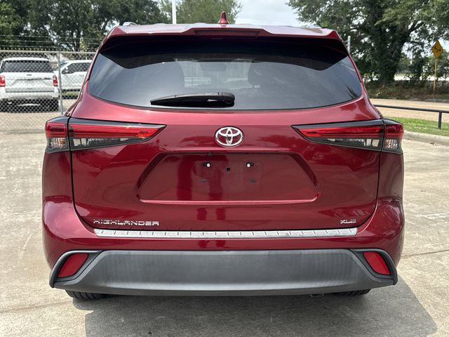 2021 Toyota Highlander XLE Red at Don McGill Toyota