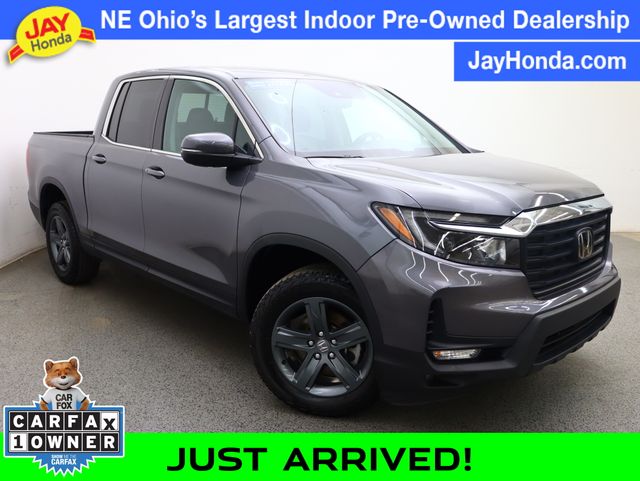 Gray (Modern Steel Metallic) 2023 Honda Ridgeline Pickup Truck All-Wheel Drive 9-Speed Automatic