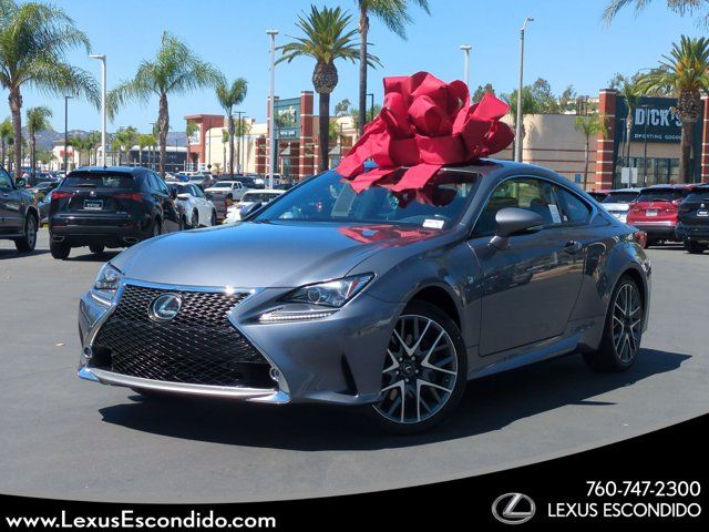 Nebula Gray Pearl 2017 Lexus RC Coupe All-Wheel Drive 6-Speed Automatic