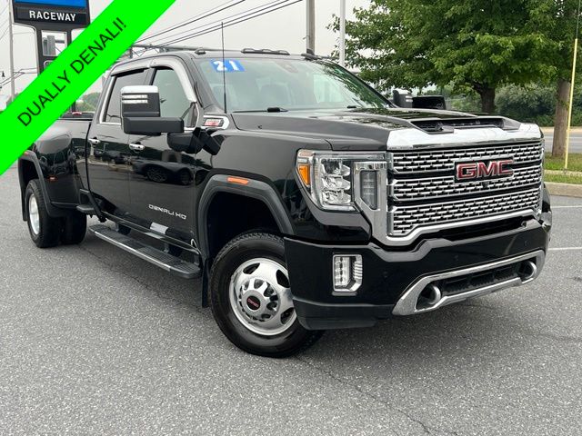 Onyx Black 2021 GMC Sierra 3500HD Pickup Truck Four-Wheel Drive Automatic