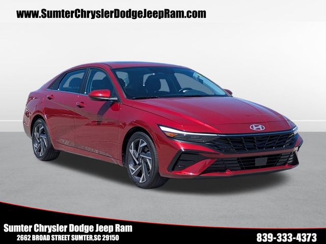 Ultimate Red 2025 Hyundai Elantra SEL Convenience FWD Sedan Front-Wheel Drive Continuously Variable Transmission