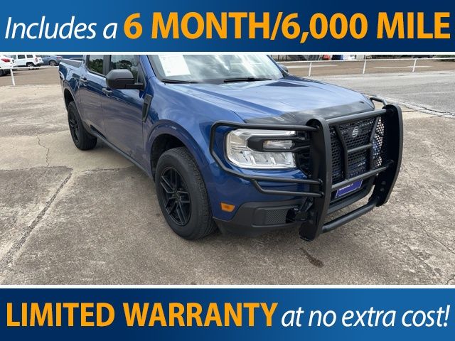 Atlas Blue Metallic 2024 Ford Maverick XL SuperCrew FWD Pickup Truck Front-Wheel Drive 8-Speed Automatic