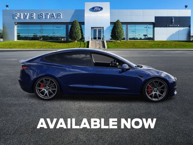 Used 2020 Blue Tesla Performance image 9