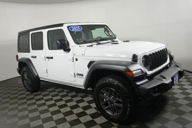 Bright White Clearcoat 2025 Jeep Wrangler SUV / Crossover Four-Wheel Drive 8-Speed Automatic