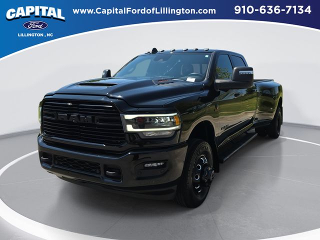 Diamond Black Crystal Pearlcoat 2024 RAM 3500 Pickup Truck Four-Wheel Drive 6-Speed Automatic