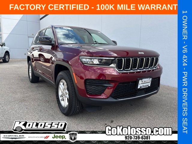 Velvet Red Pearlcoat 2025 Jeep Grand Cherokee SUV / Crossover Four-Wheel Drive 8-Speed Automatic