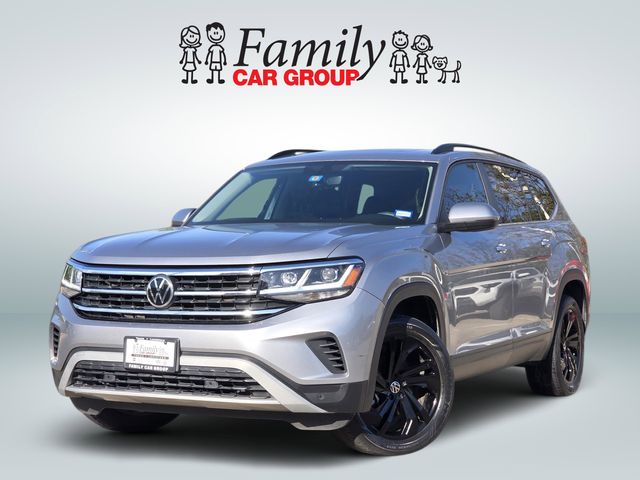 Pyrite Silver Metallic 2022 Volkswagen Atlas V6 SE FWD with Technology SUV / Crossover Front-Wheel Drive 8-Speed Automatic