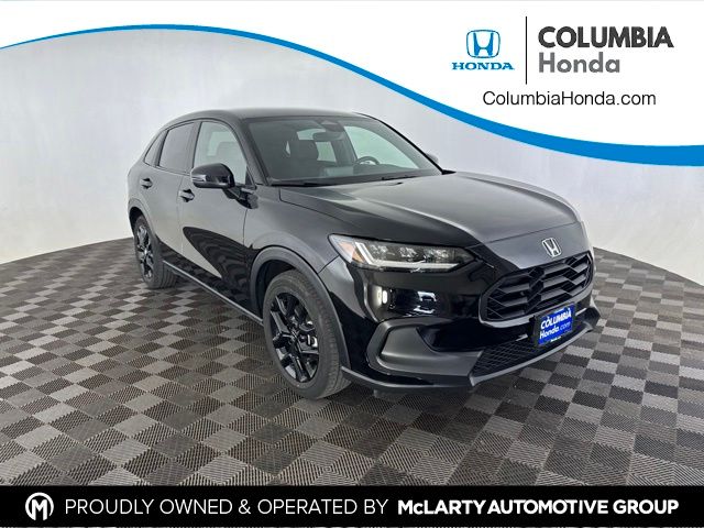 Deep Ocean Pearl 2024 Honda HR-V Sport AWD SUV / Crossover All-Wheel Drive Continuously Variable Transmission