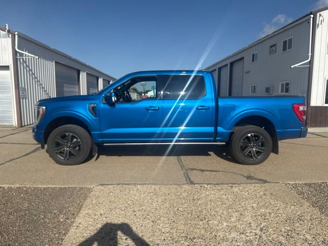 2021 Blue Ford F-150 Lariat 4X4 Truck