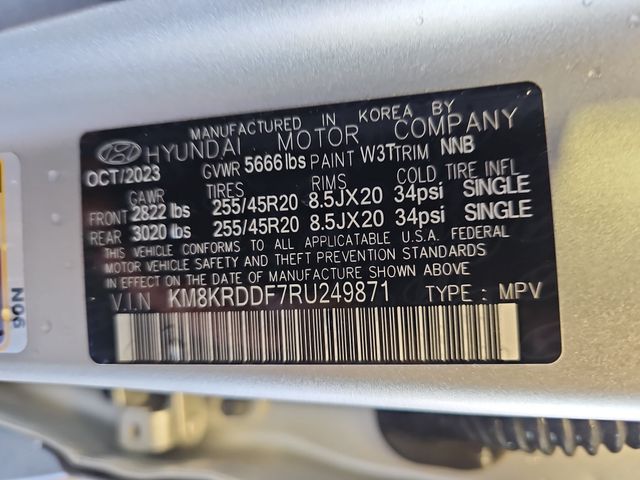 Used 2024 Gold Hyundai Limited image 35