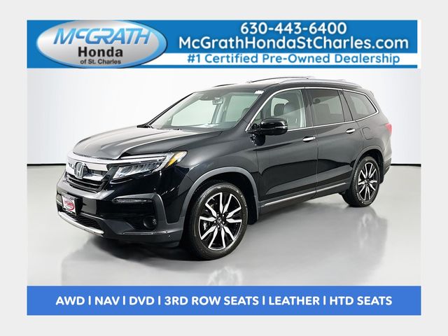 Crystal Black Pearl 2020 Honda Pilot Elite AWD SUV / Crossover All-Wheel Drive 9-Speed Automatic