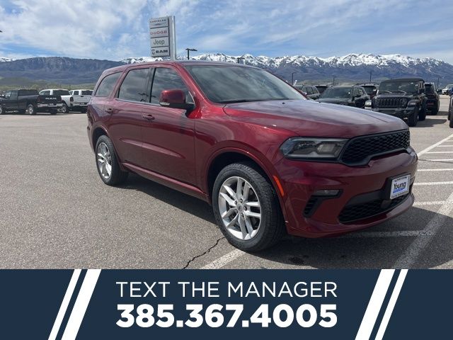 Octane Red Pearlcoat 2022 Dodge Durango GT Plus AWD SUV / Crossover All-Wheel Drive 8-Speed Automatic