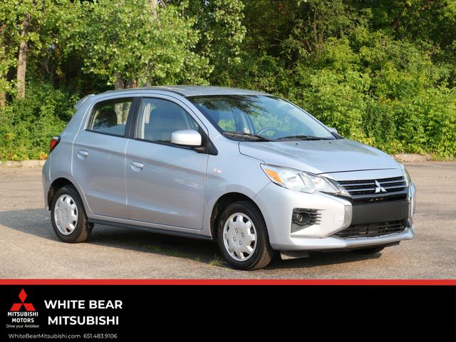 Starlight Silver Metallic 2024 Mitsubishi Mirage Hatchback Front-Wheel Drive Continuously Variable Transmission