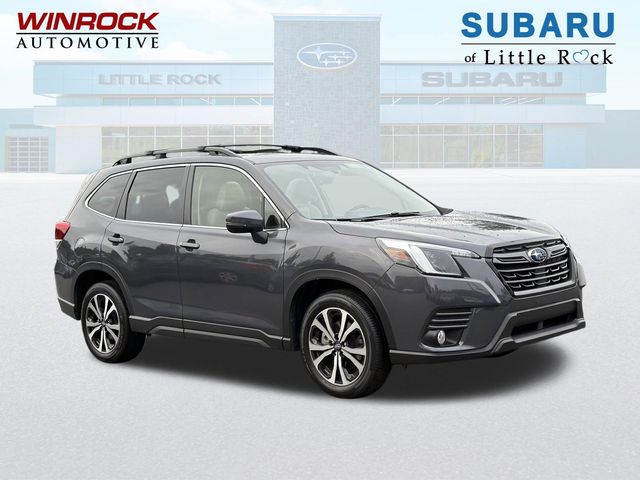 Gray Metallic 2023 Subaru Forester Limited Crossover AWD SUV / Crossover All-Wheel Drive Continuously Variable Transmission