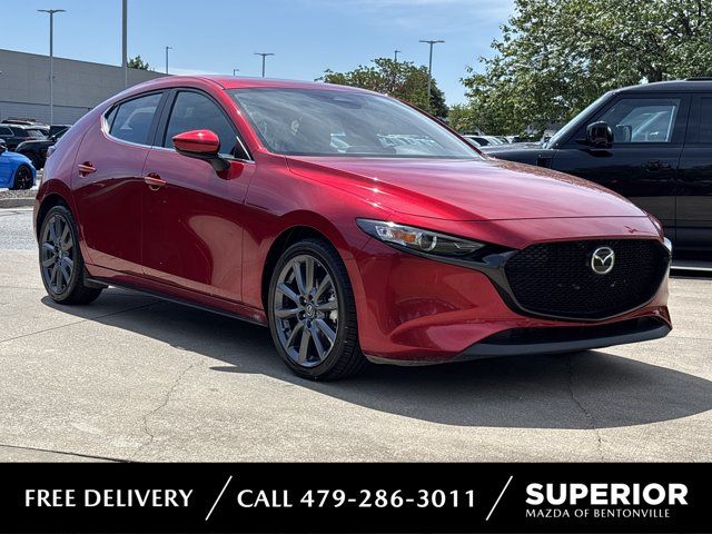 Soul Red Crystal Metallic 2025 Mazda MAZDA3 Hatchback Front-Wheel Drive 6-Speed Automatic