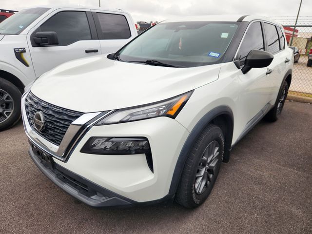 2021 Nissan Rogue S White at DeMontrond Mazda