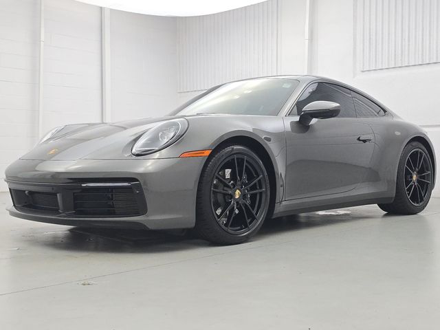 Gray (Agate Grey Metallic) 2022 Porsche 911 Coupe Rear-Wheel Drive 8-Speed Automatic