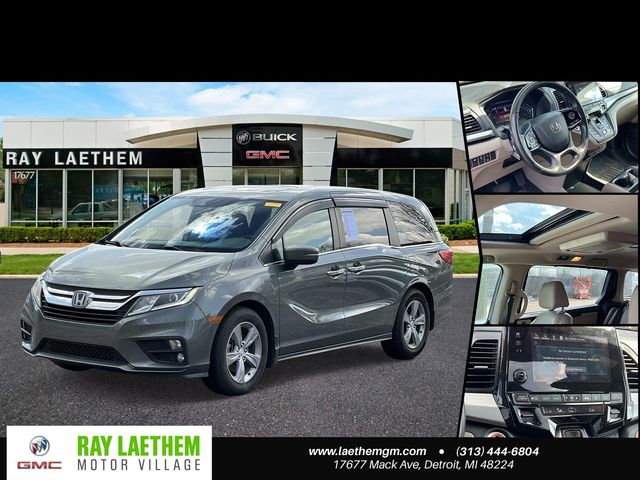 Gray 2018 Honda Odyssey EX-L FWD Minivan Front-Wheel Drive 9-Speed Automatic