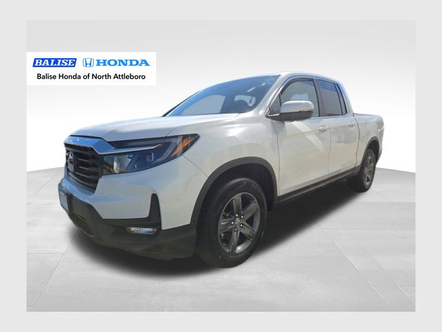 White 2023 Honda Ridgeline Pickup Truck All-Wheel Drive 9-Speed Automatic