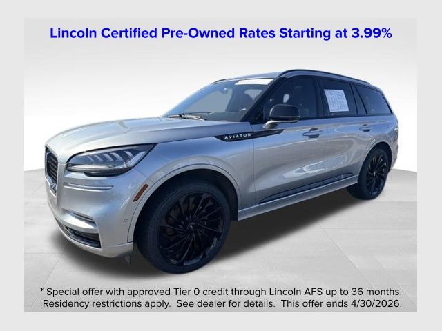 Silver Radiance Metallic Clearcoat 2024 Lincoln Aviator Reserve AWD SUV / Crossover All-Wheel Drive Automatic