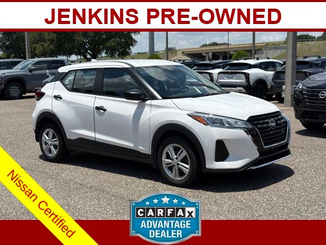 White (Fresh Powder) 2024 Nissan Kicks SUV / Crossover Front-Wheel Drive Continuously Variable Transmission