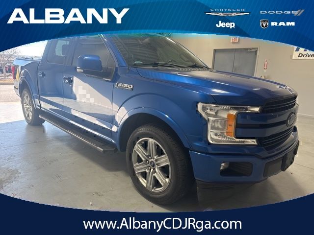 Lightning Blue 2018 Ford F-150 Lariat SuperCrew RWD Pickup Truck 4X2 Automatic