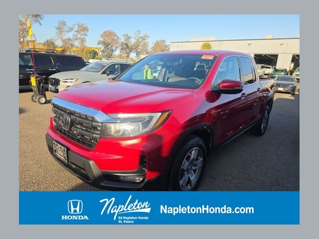 Radiant Red Metallic II 2025 Honda Ridgeline Pickup Truck All-Wheel Drive 9-Speed Automatic