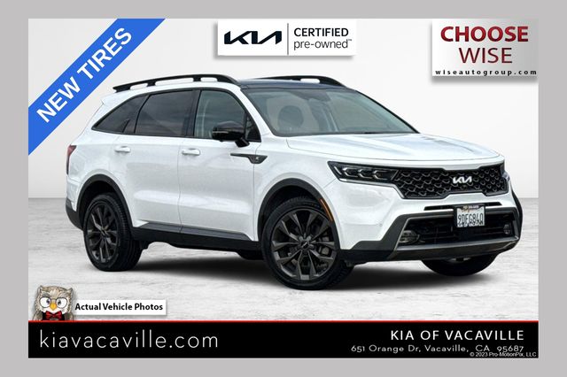 Glacial White Pearl 2022 Kia Sorento SUV / Crossover All-Wheel Drive 8-Speed Dual Clutch