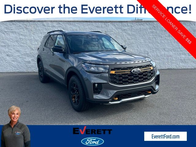Carbonized Gray Metallic 2026 Ford Explorer SUV / Crossover All-Wheel Drive Automatic