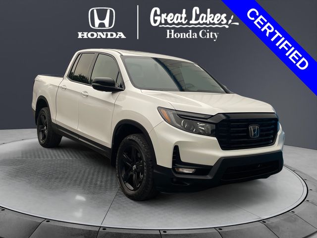 Platinum White Pearl 2023 Honda Ridgeline Pickup Truck All-Wheel Drive 9-Speed Automatic