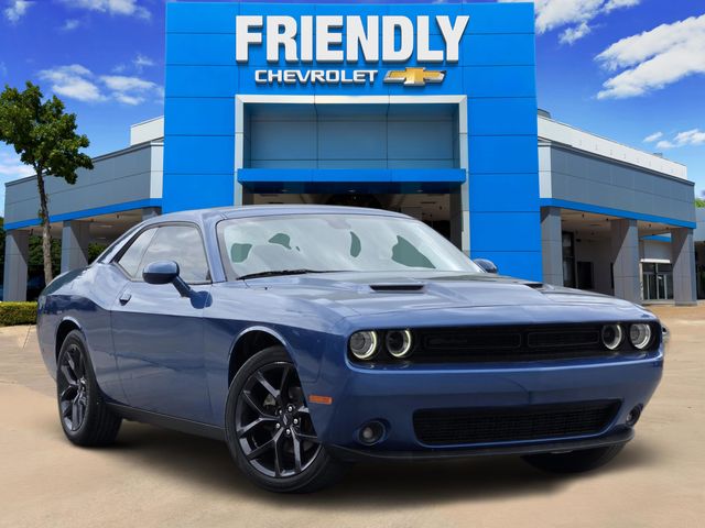 Blue (Frostbite) 2021 Dodge Challenger SXT RWD Coupe Rear-Wheel Drive 8-Speed Automatic